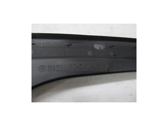 2006-2008 BMW 750LI E66 E65 OEM LEFT REAR TRUNK WATER CHANNEL COVER TRIM 