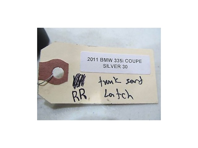 2007-2013 BMW 335i E92 COUPE LCI OEM RIGHT REAR TRUNK SEAT RELEASE FOLD HANDLE 