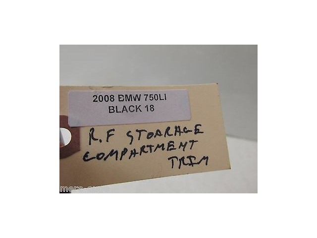 2006-2008 BMW 750LI E66 E65 OEM RIGHT FRONT STORAGE COMPARTMENT TRIM COVER 