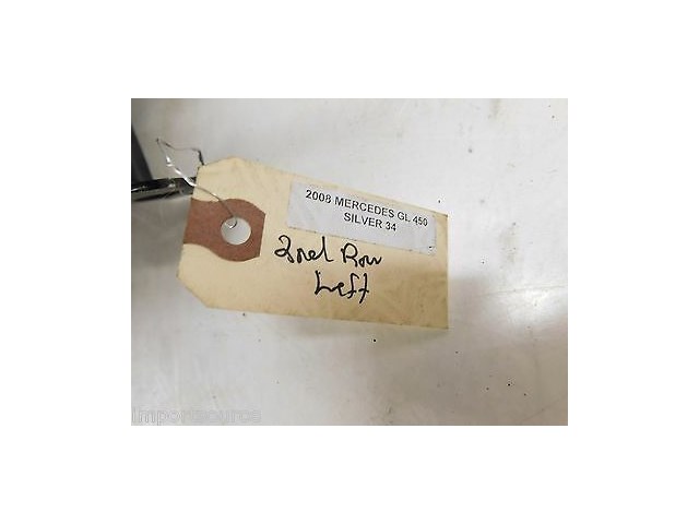 2007-2012 MERCEDES GL450 X164 OEM SECOND ROW LEFT SIDE GRAY SEAT BENCH ASSEMBLY