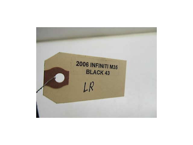 2006-2009 INFINITI M35 OEM LEFT REAR EXTERIOR DOOR CORNER SASH GARNISH / TRIM