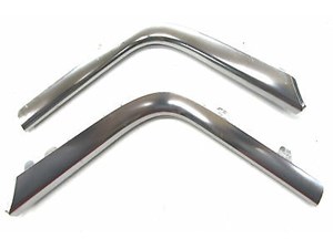 2006-2009 INFINITI M35 OEM CENTER CONSOLE SIDE TRIMS SET BRUSHED ALUMINUM STRIP
