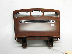 2006-2009 INFINITI M45 M35 OEM LOWER AUDIO CONTROL PANEL TRIM SURROUND WOODGRAIN