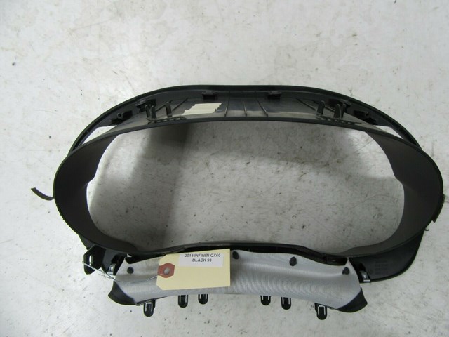 2013-2018 INFINITI QX60 JX35 OEM SPEEDOMETER CLUSTER SURROUND TRIM BLACK