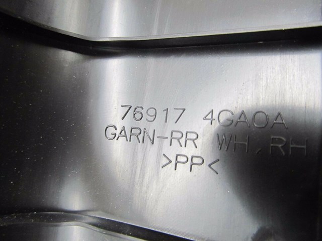 2014-2016 INFINITI Q50 OEM RIGHT REAR SIDE LOWER TRIM PANEL COVER 76917 4GA0A