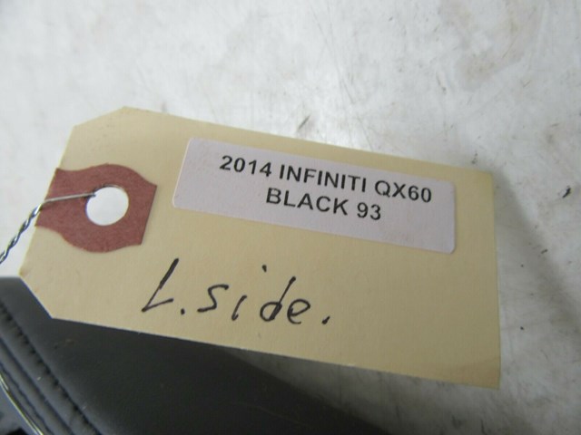 2013-2018 INFINITI QX60 JX35 OEM LEFT SIDE OF CENTER CONSOLE TRIM BLACK LEATHER