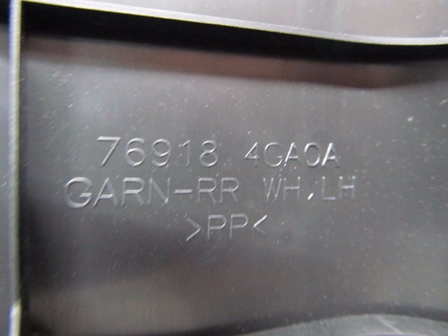 2014-2016 INFINITI Q50 OEM LEFT REAR SIDE LOWER TRIM PANEL COVER 76918 4GA0A