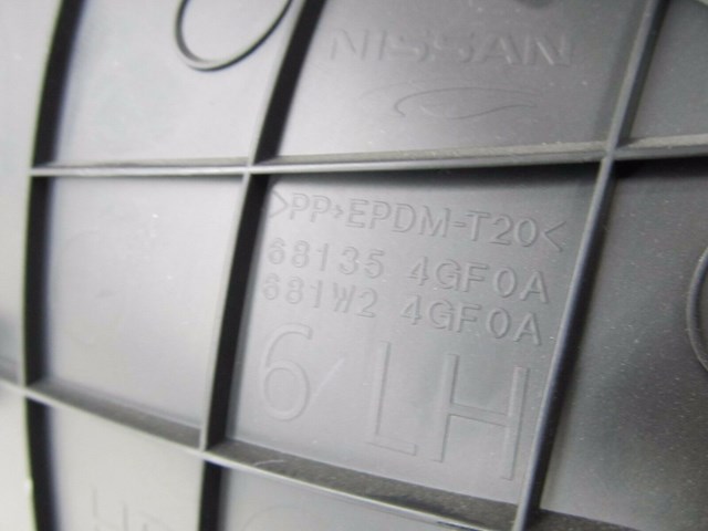 2014-2016 INFINITI Q50 OEM LEFT SIDE CENTER CONSOLE TRIM COVER 68135 4GF0A