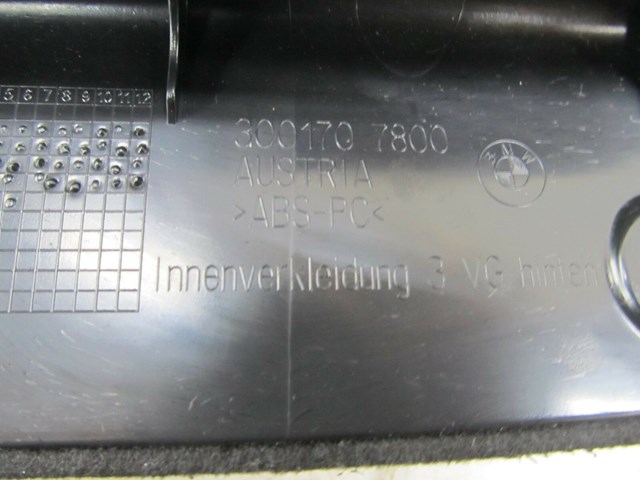  2009-2013 BMW 328i E93 LCI OEM REAR WINDOW SURROUND TRIM COVER 