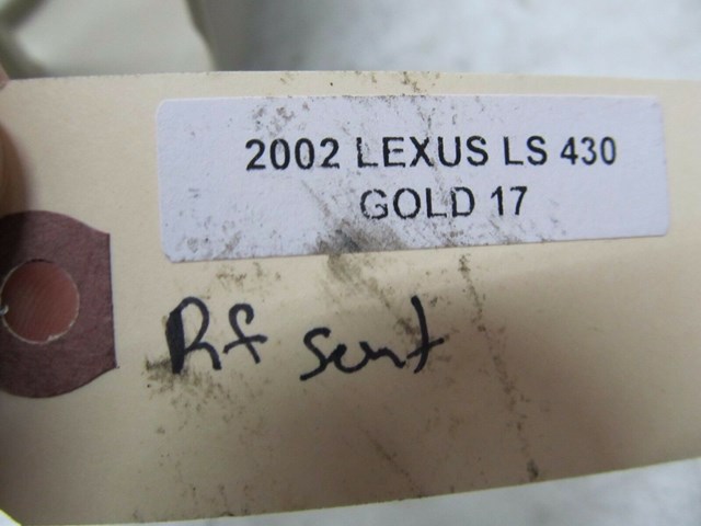 2001-2006 LEXUS LS430 OEM RIGHT FRONT PASS. SEAT TRIM COVER BEIGE 71811-50090