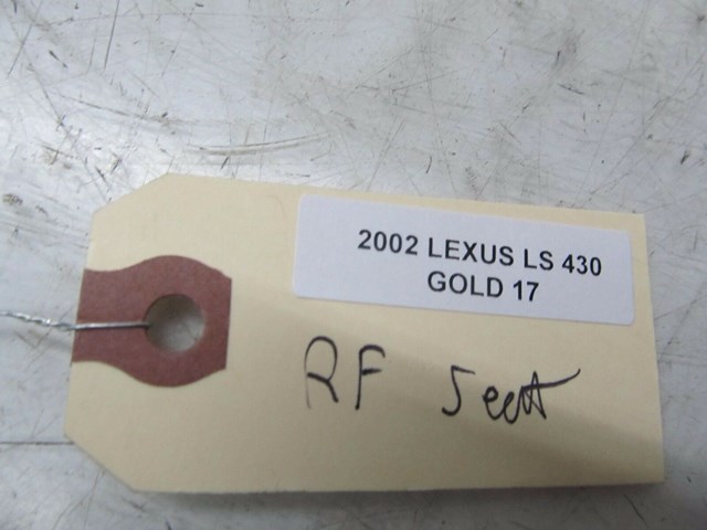 2001-2006 LEXUS LS430 OEM RIGHT FRONT PASS SEAT TRIM COVER BEIGE 71867-50030