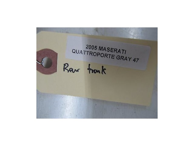 2004-2008 MASERATI QUATTROPORTE M139 OEM REAR CENTER CONSOLE TRIM HOUSING COVER