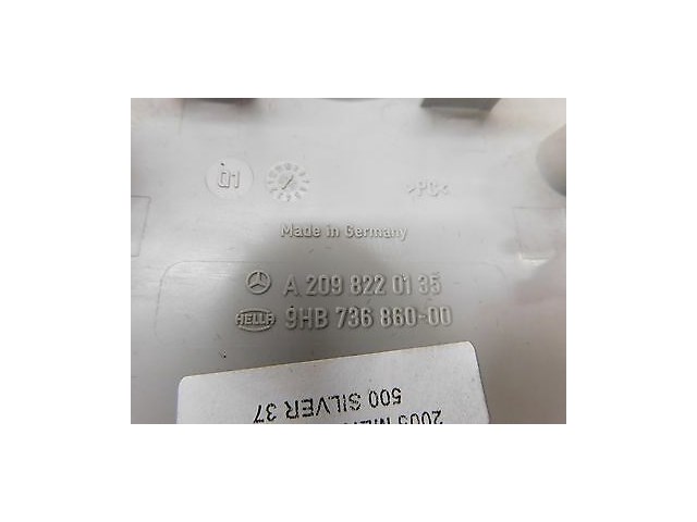 2004-2005 MERCEDES BENZ CLK500 W209 OEM REARVIEW MIRROR BASE COVER TRIM