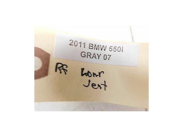 2011-2013 BMW 550i 535i F10 OEM RIGHT FRONT SEAT TRIM PLASTIC COVER MOULDING SET