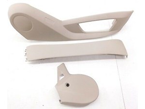 2011-2013 BMW 550i 535i F10 OEM RIGHT FRONT SEAT TRIM PLASTIC COVER MOULDING SET