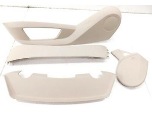 2011-2013 BMW 550i 535i F10 OEM LEFT FRONT SEAT TRIM PLASTIC COVER MOULDING SET