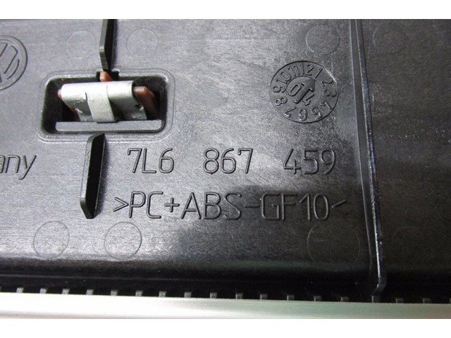 2004-2007 VOLKSWAGEN TOUAREG OEM LEFT REAR DOOR INNER MOLDING TRIM WITH HANDLE 