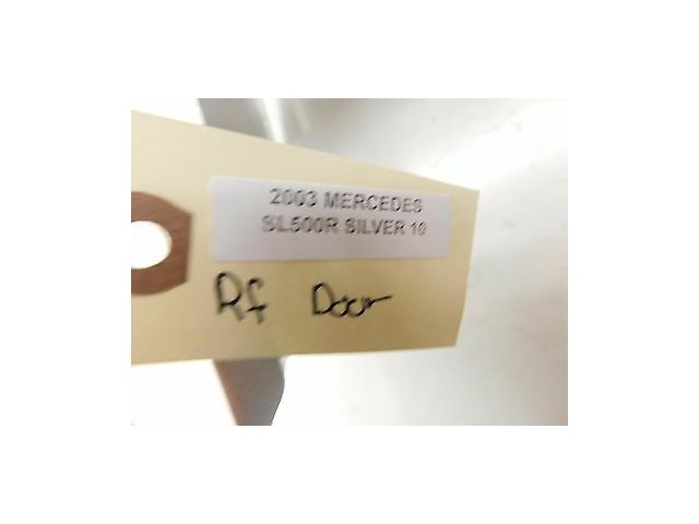2003-2006 MERCEDES BENZ SL500R R230 OEM RIGHT FRONT DOOR ALUMINUM TRIM PANEL