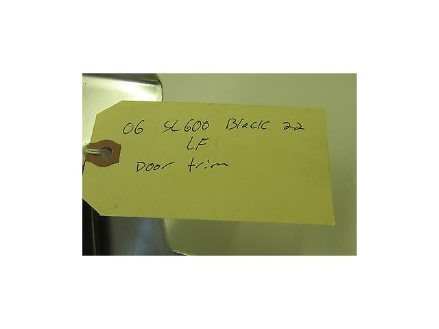 2004-2006 MERCEDES BENZ SL600 R230 OEM LEFT INNER DOOR TRIM COVER ALUMINUM