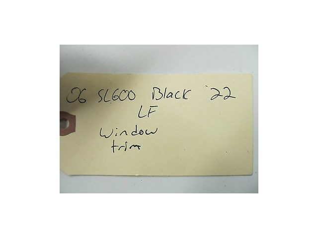 2004-2006 MERCEDES BENZ SL600 R230 OEM LEFT FRONT WINDOW TRIM RAIL MOLDING