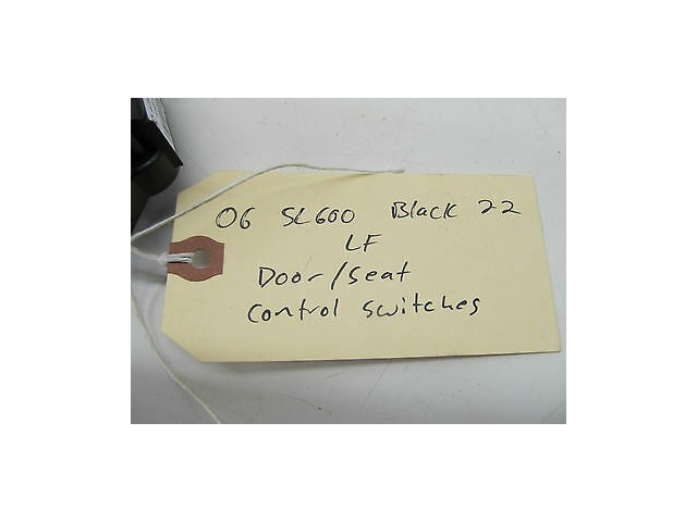 2004-2006 MERCEDES BENZ SL600 R230 OEM LEFT FRONT SEAT CONTROL W/ HEATED COOLED