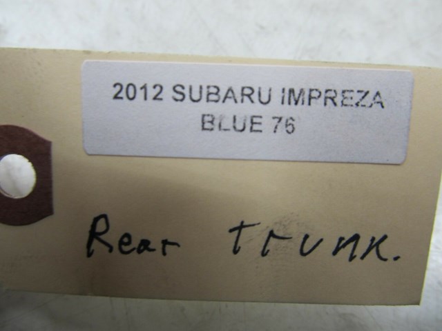 2010-2014 SUBARU IMPREZA OEM REAR LIFTGATE TRIM COVER PANEL 94330FJ010