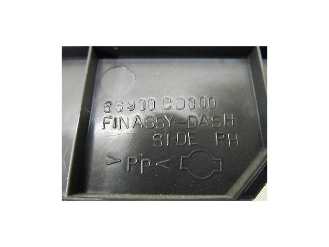 2004-2005 NISSAN 350Z ROADSTER OEM RIGHT FRONT PASSENGER LOWER FOOT PANEL TRIM