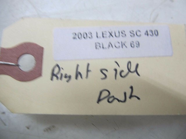  2002-2010 LEXUS SC430 Z40 OEM RIGHT PASS. SIDE DOOR OPENING FLOOR PANEL TRIM 