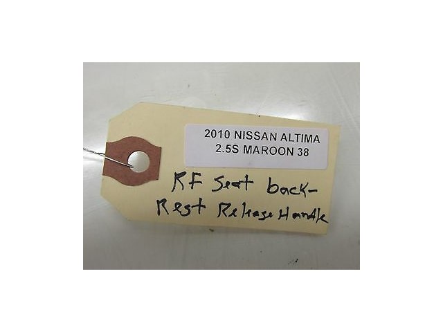 2007-2012 NISSAN ALTIMA SEDAN L32A OEM RIGHT FRONT UPPER SEAT RECLINE HANDLE