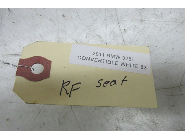  2009-2013 BMW 328i E93 LCI OEM RIGHT FRONT PASSENGER UPPER SEAT RELEASE LEVER