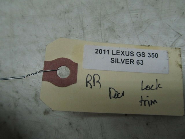 2007-2011 LEXUS GS350 OEM RIGHT REAR DOOR LOCK LATCH TRIM COVER 