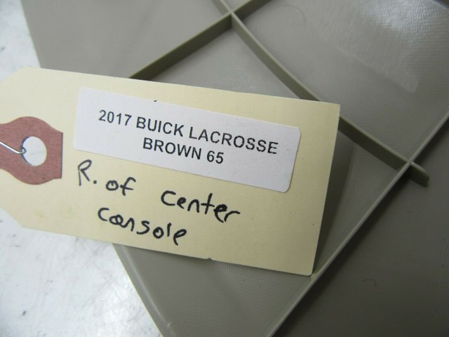2017-2019 BUICK LACROSSE OEM RIGHT SIDE OF CENTER CONSOLE TRIM PANEL SHALE