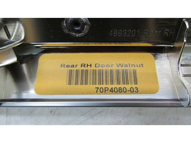  2007-2010 BMW X5 E70 OEM RIGHT REAR PASSENGER SIDE DOOR BURR WALNUT WOOD TRIM 