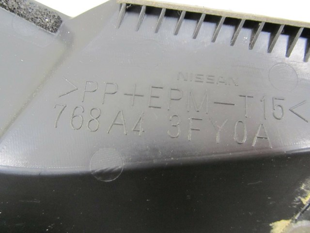 2009-2016 INFINITI FX35 QX70 OEM RIGHT REAR PILLAR UPPER FINISH TRIM COVER 