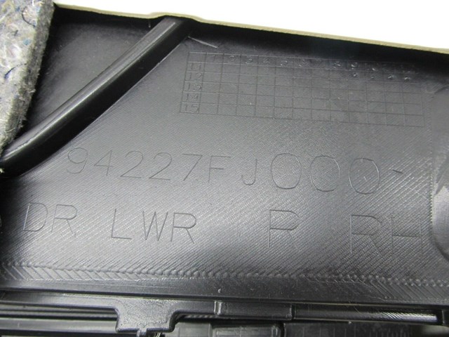 2010-2014 SUBARU IMPREZA OEM RIGHT REAR PASSENGER INTERIOR DOOR PANEL COVER TRIM