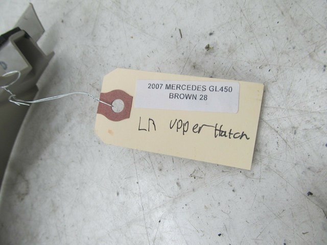 2007-2012 MERCEDES GL450 X164 OEM LEFT REAR TRUNK HATCH UPPER TRIM A16474015707