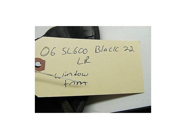 2004-2006 MERCEDES BENZ SL600 R230 OEM LEFT REAR WINDOW TRIM RAIL MOLDING