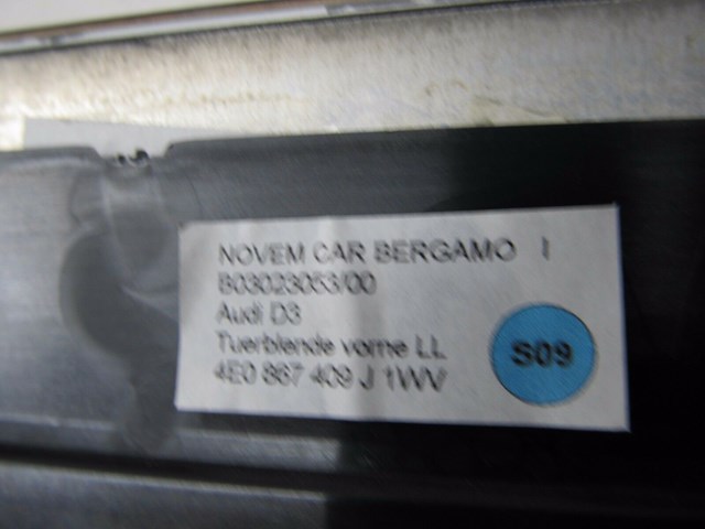 2004-2008 AUDI A8L W12 OEM LEFT FRONT DRIVER DOOR PANEL WOODGRAIN TRIM COVER