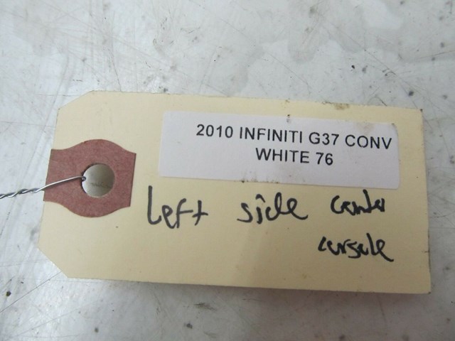 2009-2013 INFINITI G37 CONVERTIBLE OEM LEFT CENTER CONSOLE TRIM PANEL 