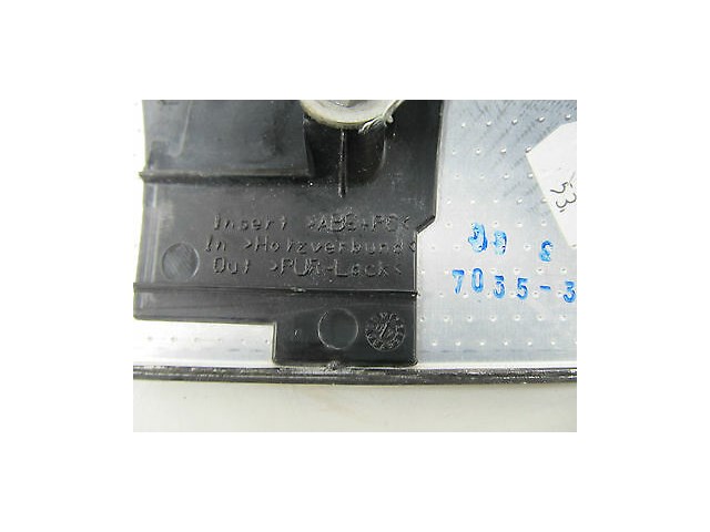 2006-2010 BMW M6 E63 OEM LEFT FRONT DRIVER DOOR PANEL ///M WOOD GRAIN TRIM STRIP