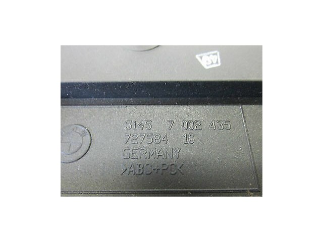 2002-2004 BMW 745LI E66 OEM UNDER SPEEDOMETER PLASTIC TRIM WOOD GRAIN ACCENT