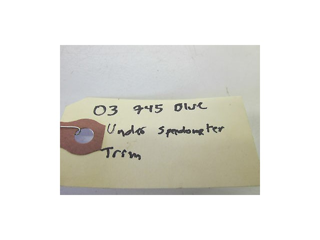 2002-2004 BMW 745LI E66 OEM UNDER SPEEDOMETER PLASTIC TRIM WOOD GRAIN ACCENT