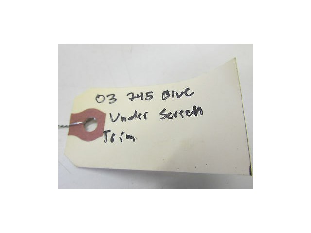 2002-2004 BMW 745LI E66 OEM UNDER SCREEN PLASTIC MOLDING TRIM PIECE COVER