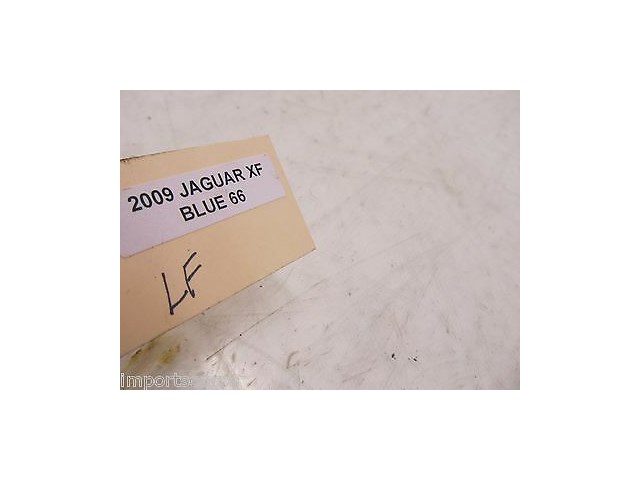 2009-2011 JAGUAR XF OEM LEFT FRONT EXTERIOR CHROME WINDOW WEATHER TRIM 