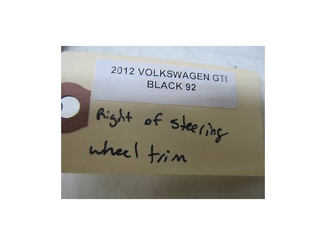 2008-2013 VOLKSWAGEN GTI MK6 OEM RIGHT STEERING WHEEL TRIM 5K1 . 858 . 042