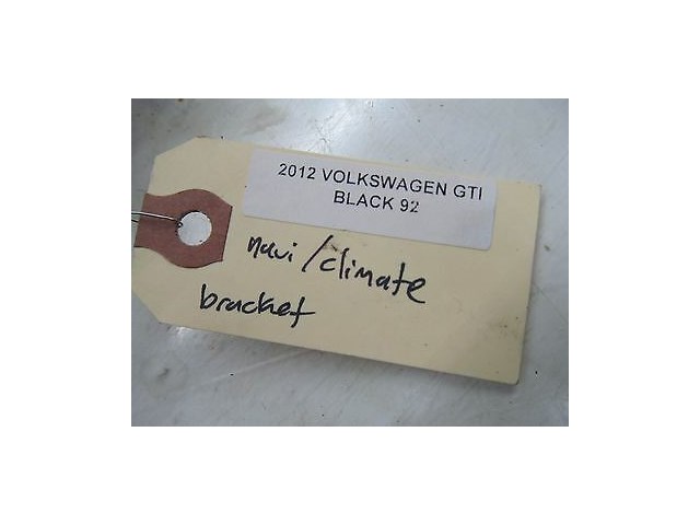 2008-2013 VOLKSWAGEN GTI MK6 OEM NAVI AND CLIMATE BRACKET TRIM 1K4867298