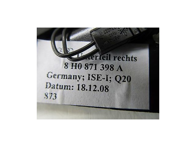 2009 AUDI A4 CABRIOLET 2.0T OEM RIGHT PASSENGER SIDE CONVERTIBLE TOP CATCH LATCH