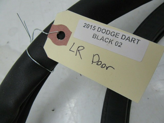 2013-2016 DODGE DART OEM LEFT REAR DOOR FRAME SURROUND WEATHERSTRIP SEAL RUBBER