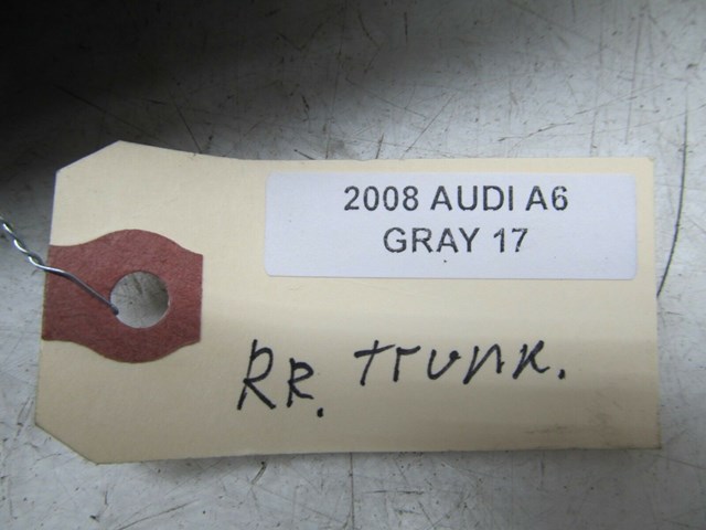 2005-2008 AUDI A6 C6 OEM RIGHT REAR TRUNK STORAGE BIN COMPARTMENT 