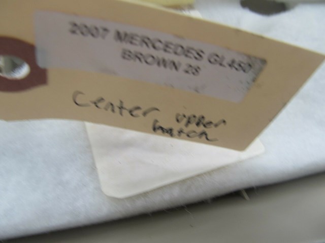 2007-2012 MERCEDES GL450 X164 OEM CENTER TRUNK HATCH UPPER TRIM A16474015707